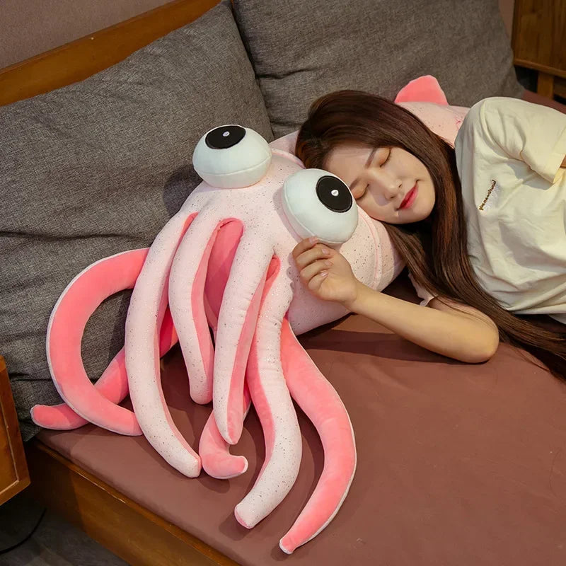 Jumbo Cartoon Squid Plushie, 2.3-4.3 ft | 70-130 cm — image 5