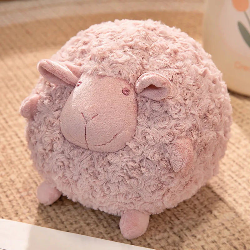 Fuzzy Sheep Plush Toy, Three Colors, 11" | 28 cm — image 11