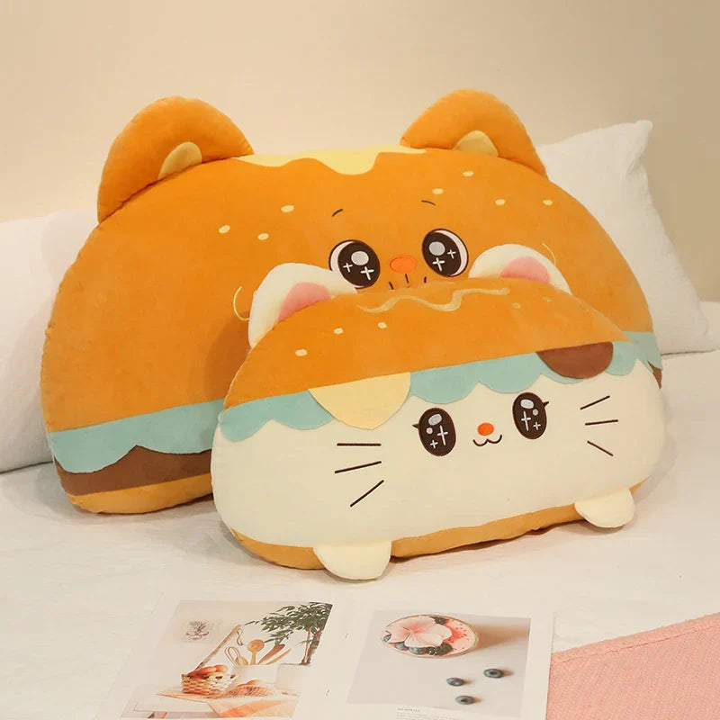 Hamburger Plush Pillow - Big Soft Burger Cushion, 24-35" | 60-90 cm — image 3