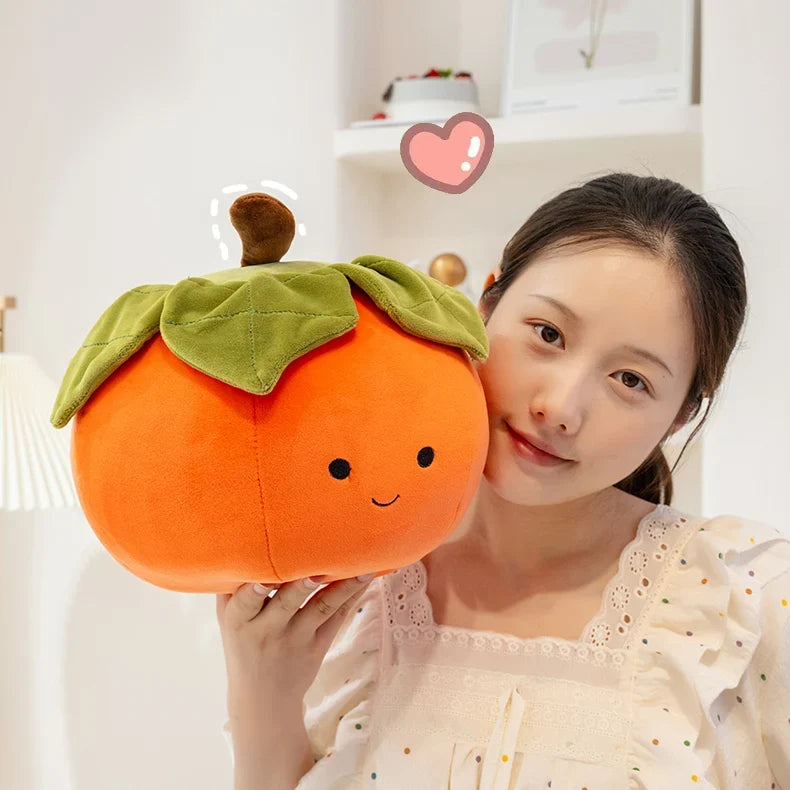 Persimmon Plush Toy - Soft Stuffed Fruit Doll, 6-14" | 16-36 cm — image 5