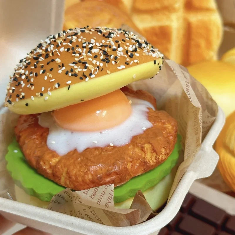 Jumbo Burger Fast Rebound Squishy – product image 2