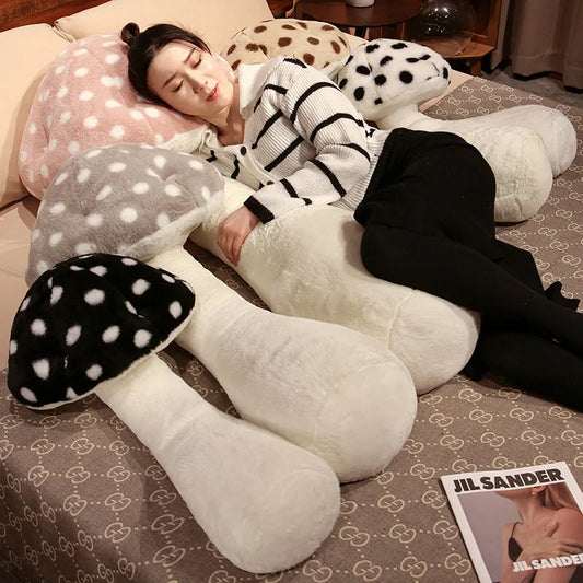 Jumbo Mushroom Plushie Body Pillow: Five Colors, 2.6-3.3' | 80-100 cm — image 1