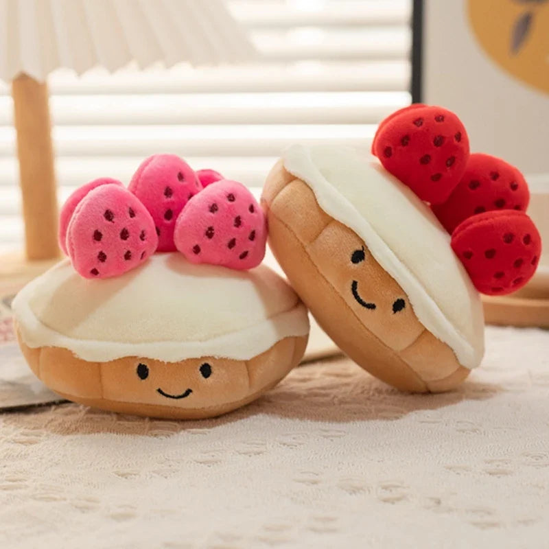 Plushie Fruit Tart Dessert, 4-8" | 10-20 cm — image 1