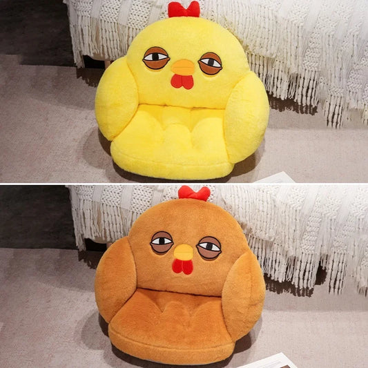 Chubby Chick Plush Children's Chair - soft Chicken Pillow, 16-20" | 40-50 cm — image 1