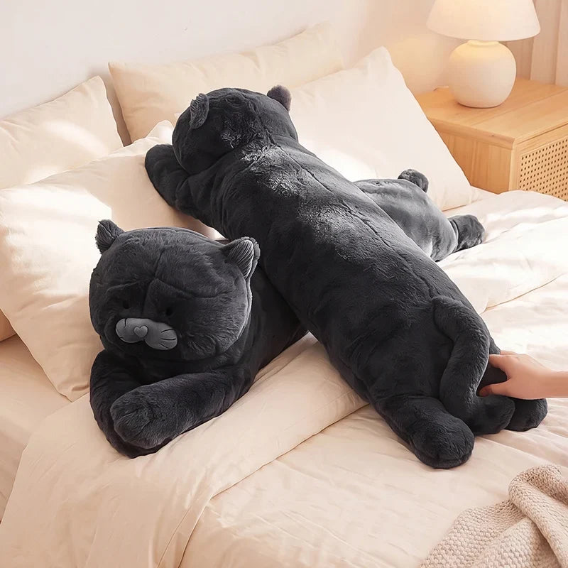 Shadow the Long Snuggly Black Cat Plushie — image 9