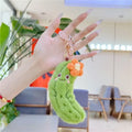 Pickle Plush Toy Keychain | Cute Food Pendant for Bags & Keys — image 3