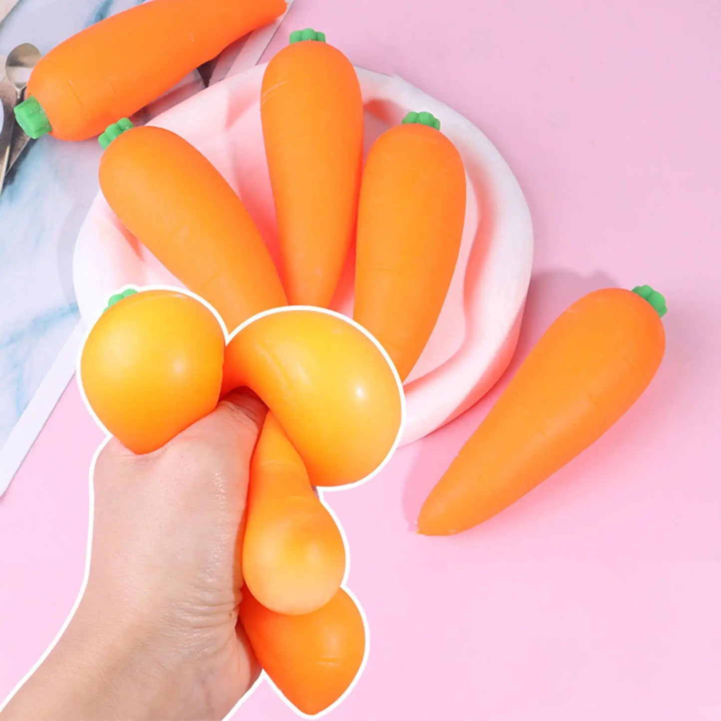 Carrot Fast Rebound Squishy Squeeze Toy – product image 2