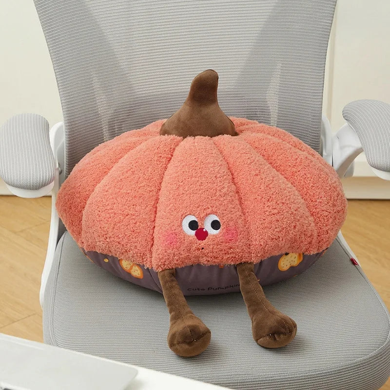 Pumpkin Plush Pillow - Soft Cartoon Gourd Cushion, 16" | 40 cm — image 6
