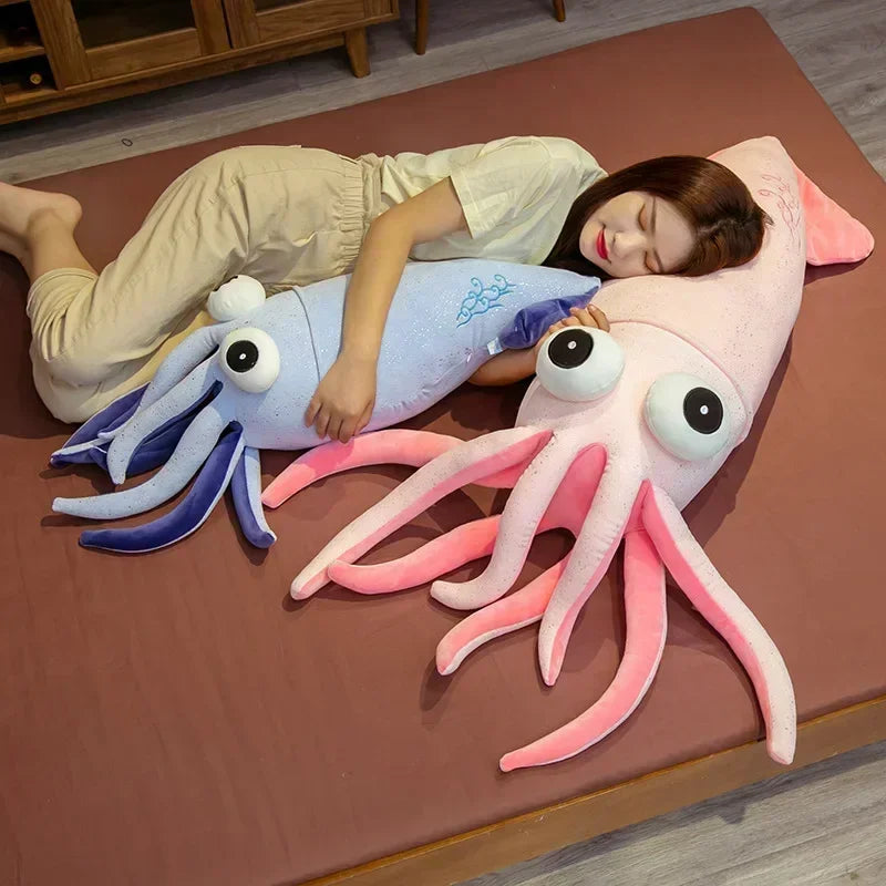 Jumbo Cartoon Squid Plushie, 2.3-4.3 ft | 70-130 cm — image 2