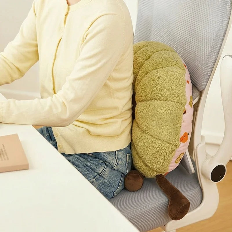 Pumpkin Plush Pillow - Soft Cartoon Gourd Cushion, 16" | 40 cm — image 4