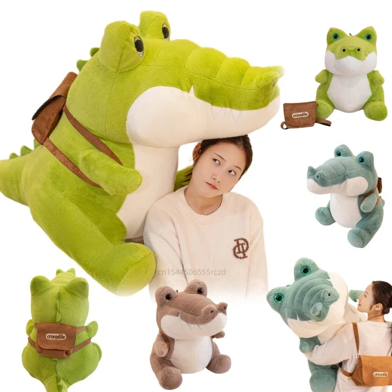 Fluffy Crocodile Plush Toy – Giant Stuffed Alligator, 8-18" | 20-45 cm — image 1
