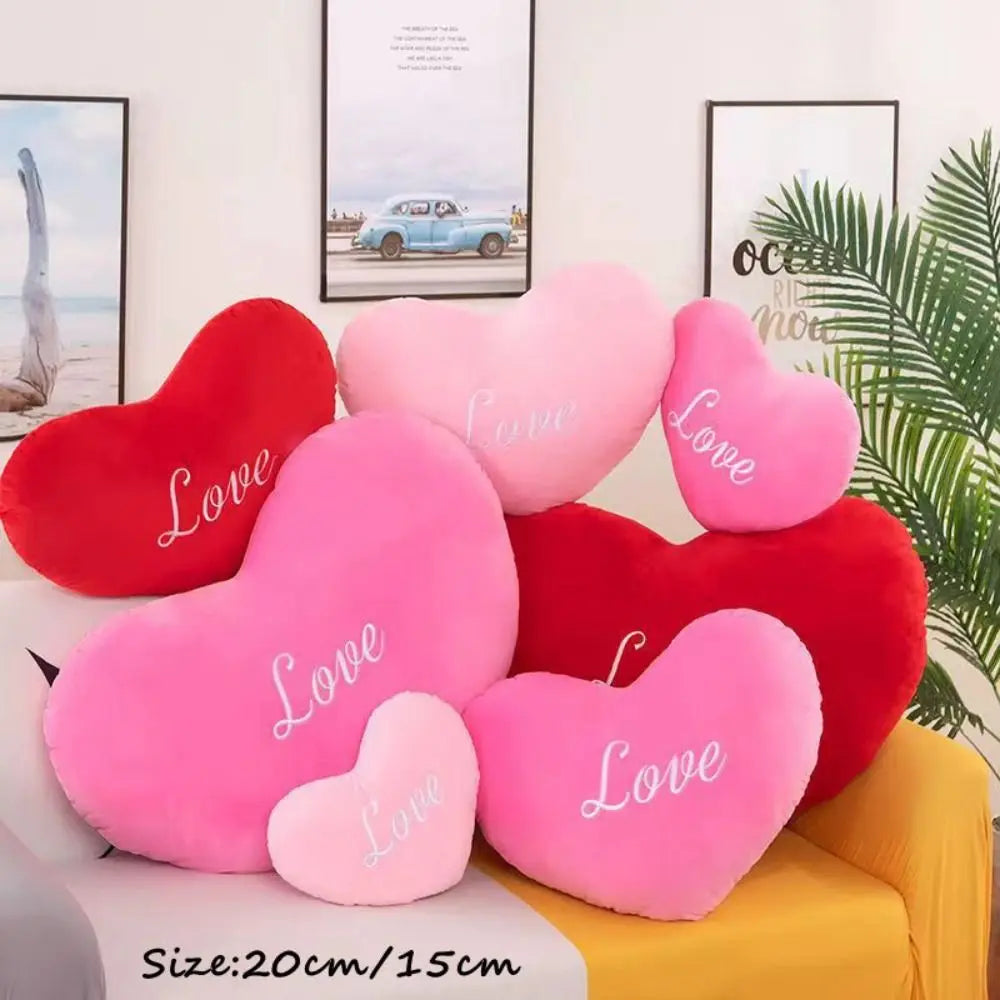 Plush Conversation Heart Throw Pillow — image 5