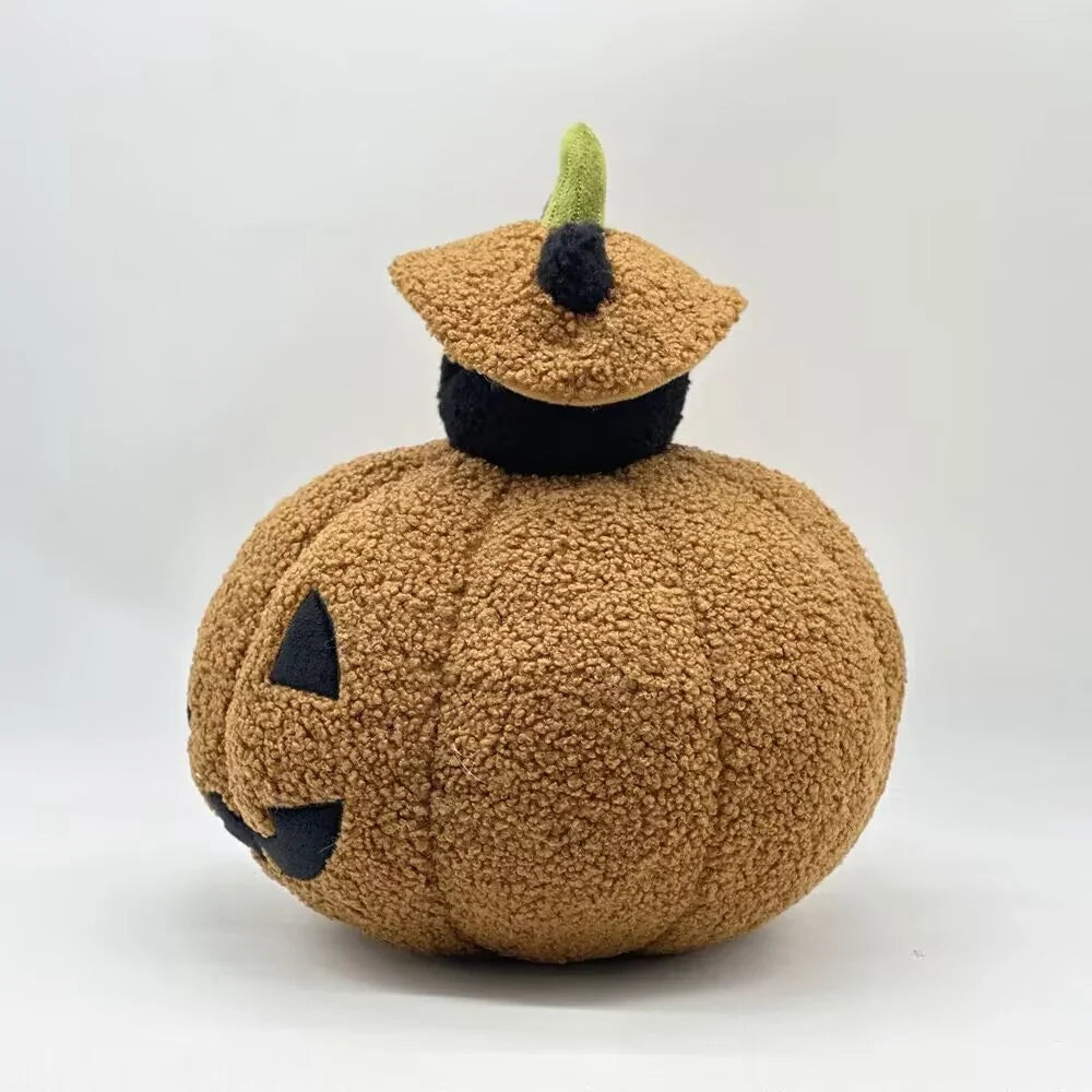 Halloween Pumpkin Plush Pillow - Soft Spooky Ghost Pumpkin, 9-13" | 24-33 cm — image 5