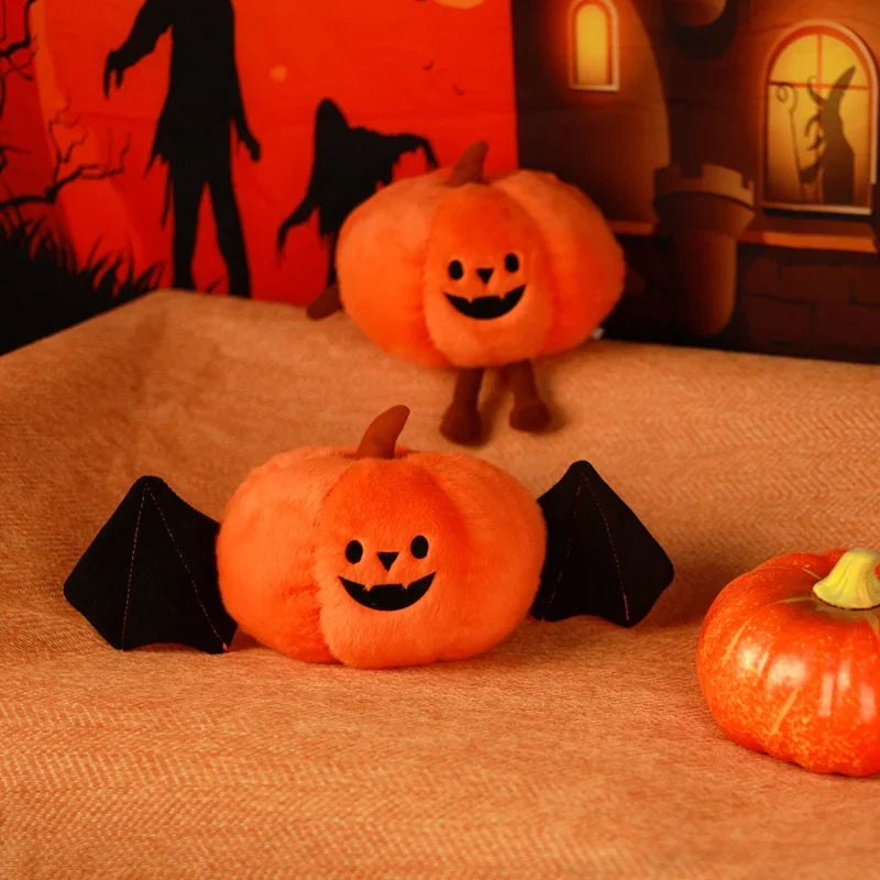 Halloween Bat Pumpkin Plush Toy - Cute Spooky Doll, 8" | 20 cm — image 4