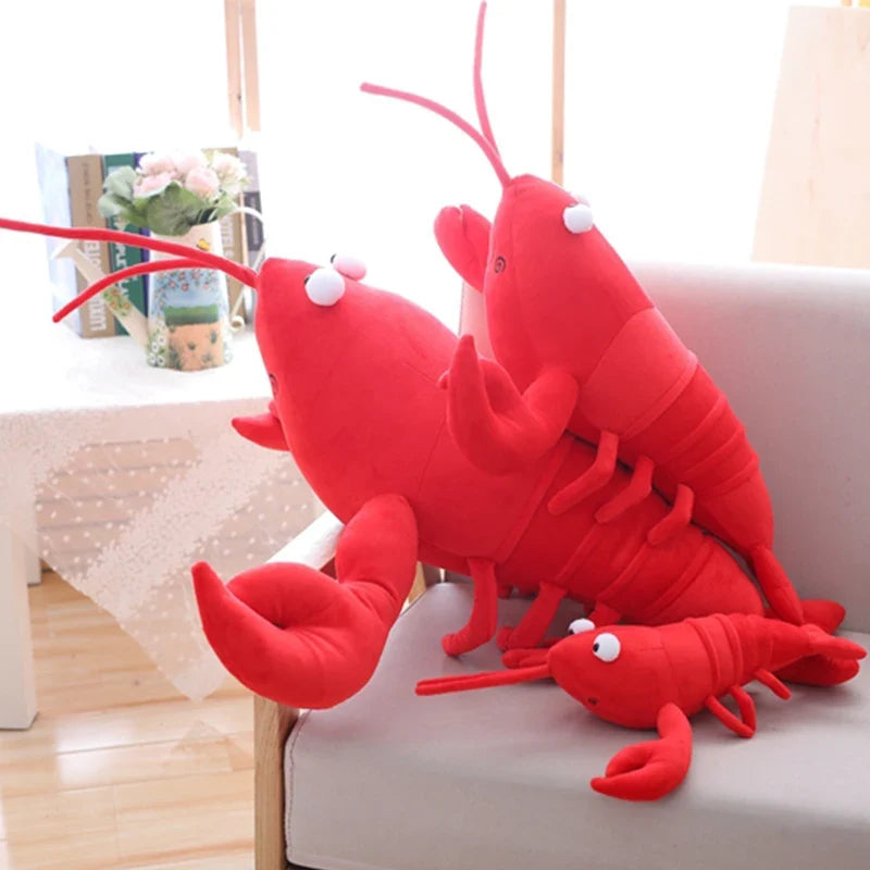 Jumbo Cartoon Red Lobster Plush Toy, 12-31" | 30-80 cm — image 4