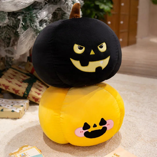 Halloween Ghost Pumpkin Plush Pillow - Soft Spooky Back Cushion, 13" | 32 cm — image 1