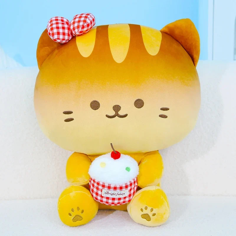 Bread Kitten Plush Pillow - Soft Cat-in-Bread Cushion, 16" | 40 cm — image 9