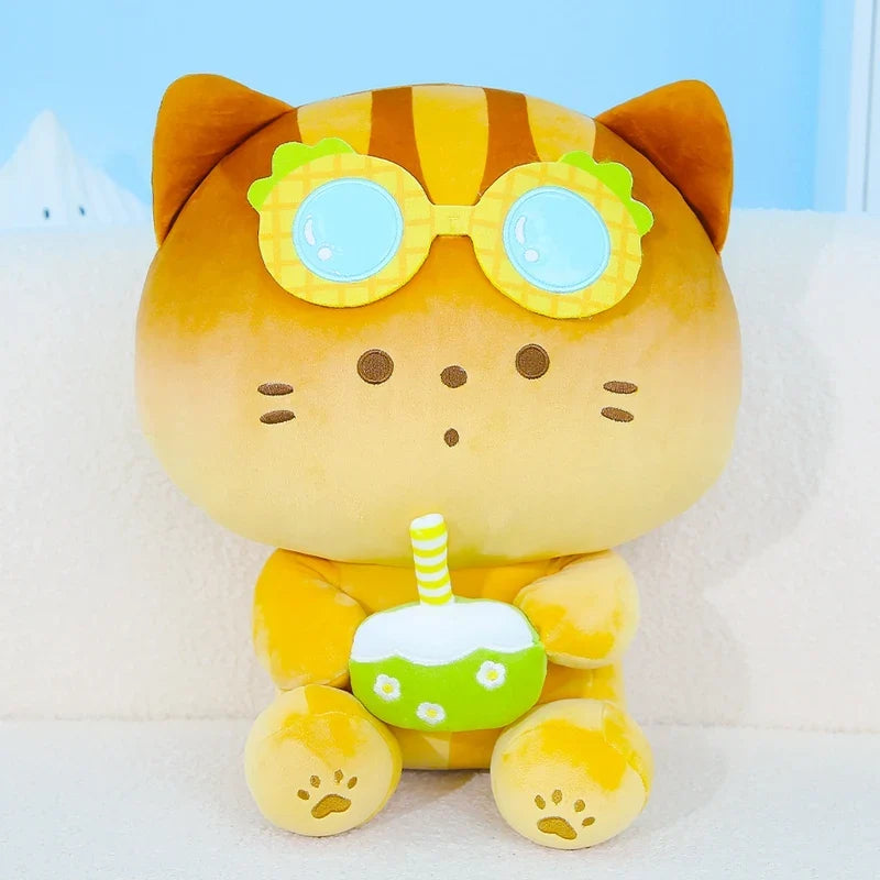 Bread Kitten Plush Pillow - Soft Cat-in-Bread Cushion, 16" | 40 cm — image 7