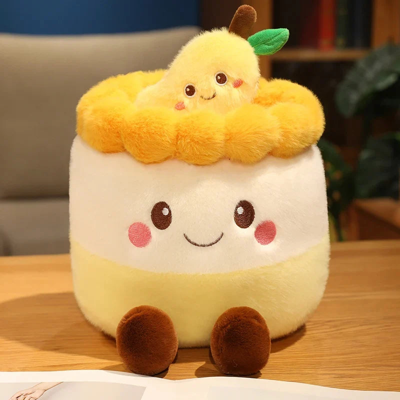 Fruit Cake Plush Pillow | Stuffed Cake Slice Toy, 8x12\ | 20x30 cm" — image 8