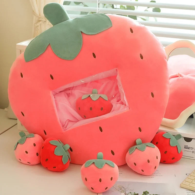 Plushie Food Bag with Eight Mini Plush Dolls: Four Food Choices — image 2