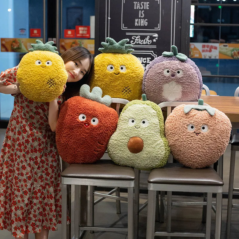 Plushie Fuzzy Fruit w/Optional Handwarmer, 5 Fruits, 14-18" | 36-45 cm — image 6