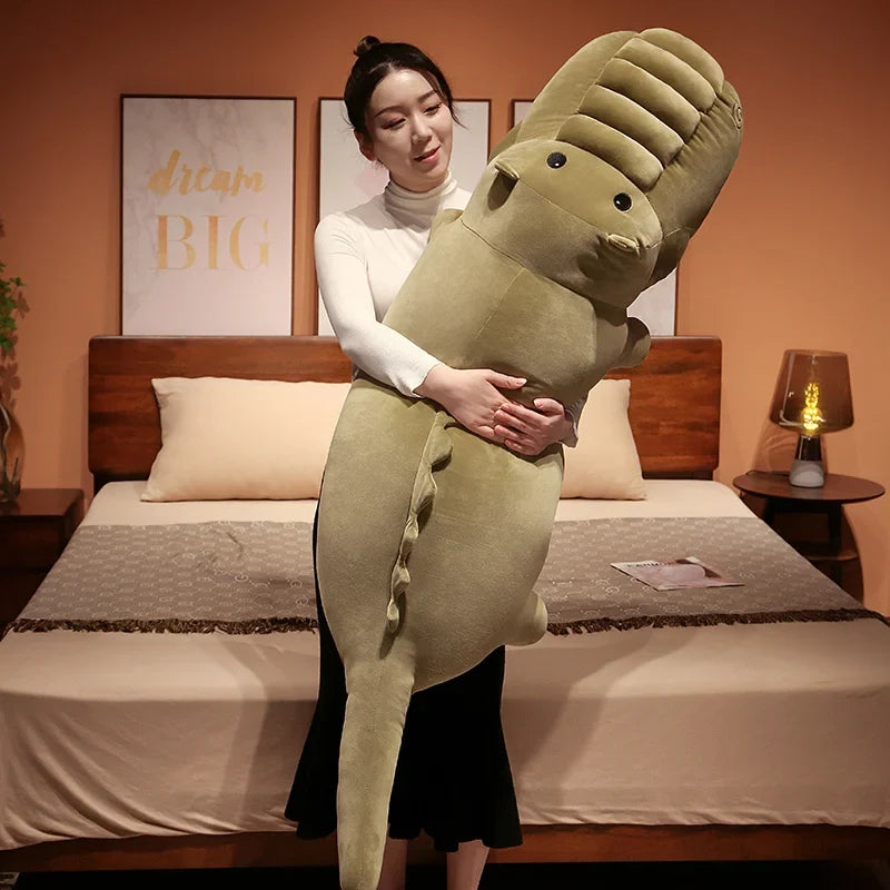 Jumbo Swirly Crocodile Plushie, 24-47" | 60-120 cm — image 2
