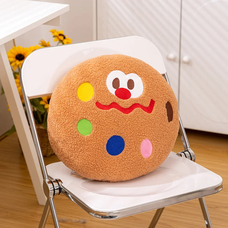 Cookie Plush Pillow & Coin Purse | Soft Biscuit Decor, 4–16" | 11–40 cm — image 3