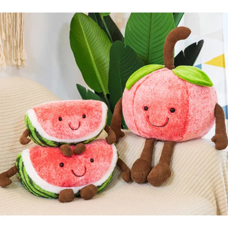 Cartoon Watermelon/Cherry Wedge Plush Toy, 20-24" | 50-60 cm — image 2