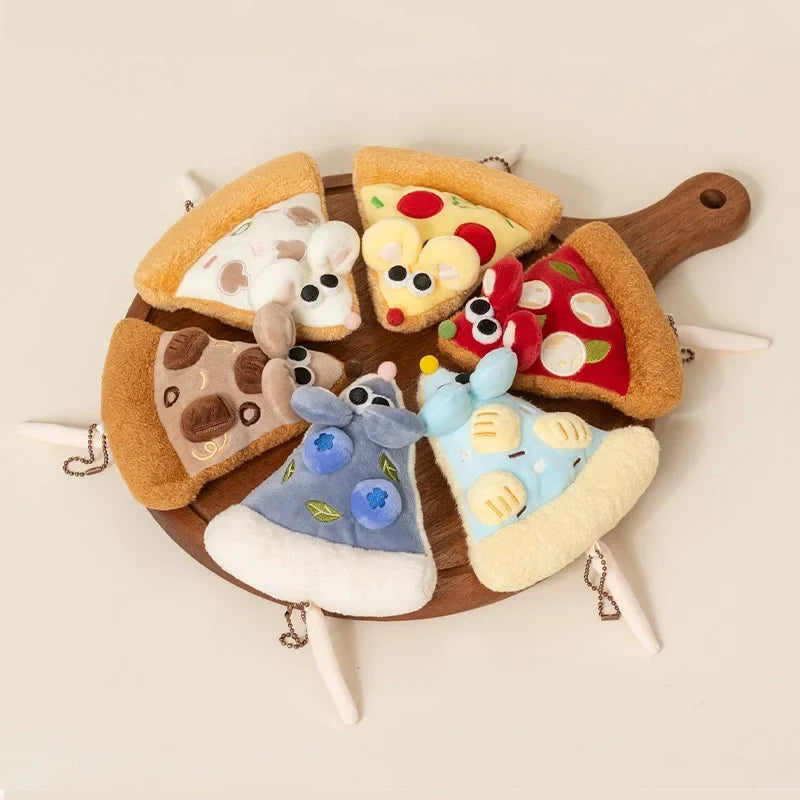 Pizza Mouse Stuffed Plush Toy | Mouse & Pizza Slice Set, 6\ | 15 cm" — image 4