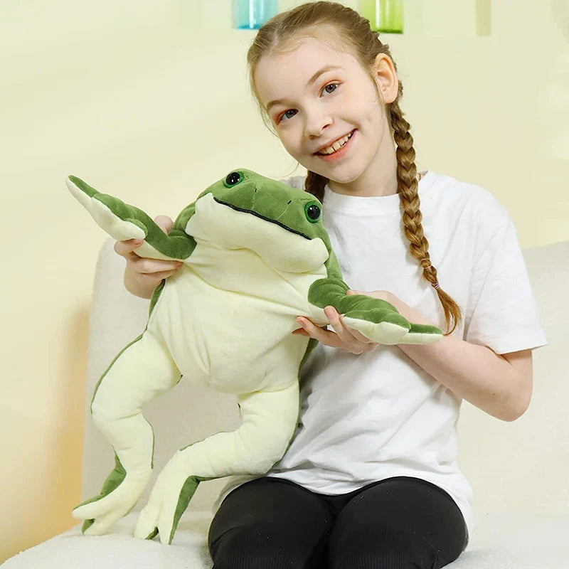 Realistic Frog Plushie, 13-23" | 33-58 cm — image 1
