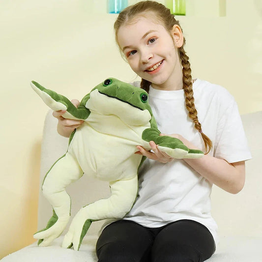 Realistic Frog Plushie, 13-23" | 33-58 cm — image 1