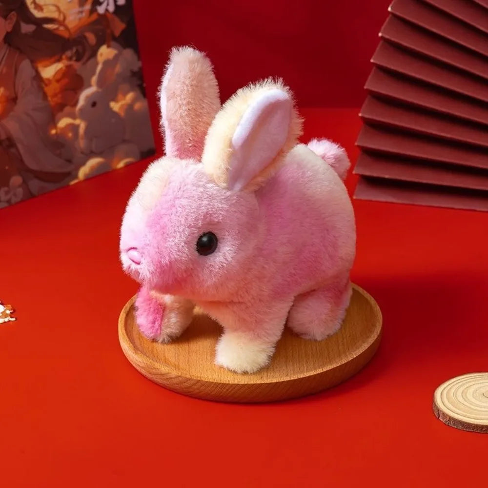 Tie-Dye Electric Bunny Plushie, 4" | 10 cm - Batteries not Included — image 9
