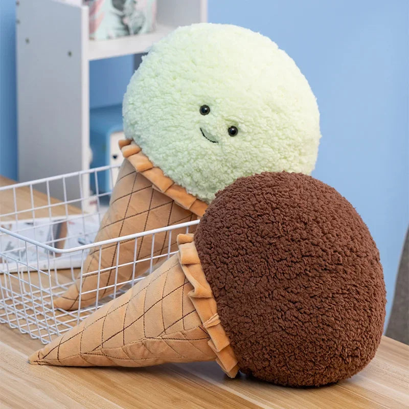 Ice Cream Plush Toy - Soft Stuffed Cone Pillow, 6-18" | 16-46 cm — image 6