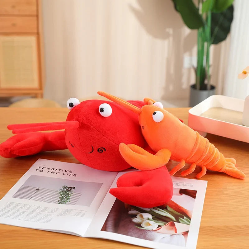 Jumbo Cartoon Red Lobster Plush Toy, 12-31" | 30-80 cm — image 5