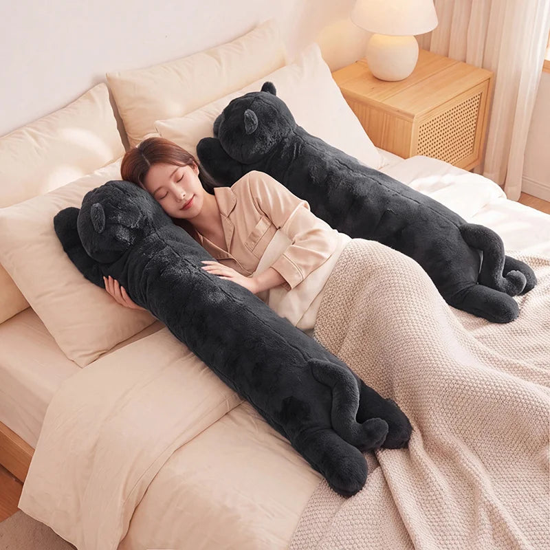 Shadow the Long Snuggly Black Cat Plushie — image 13
