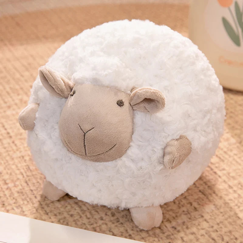 Fuzzy Sheep Plush Toy, Three Colors, 11" | 28 cm — image 15