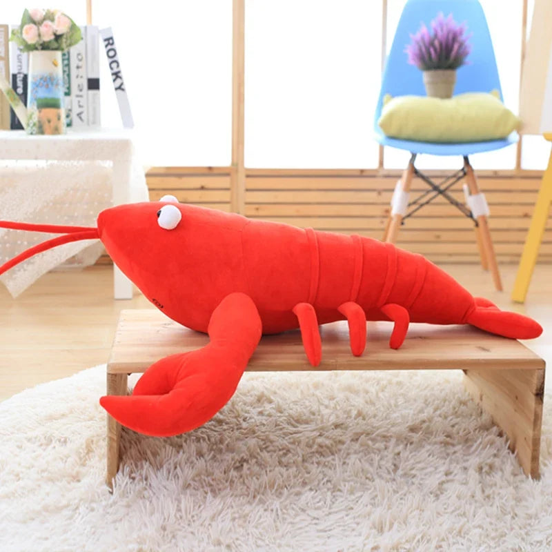 Jumbo Cartoon Red Lobster Plush Toy, 12-31" | 30-80 cm — image 3