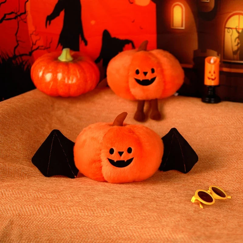 Halloween Bat Pumpkin Plush Toy - Cute Spooky Doll, 8" | 20 cm — image 3