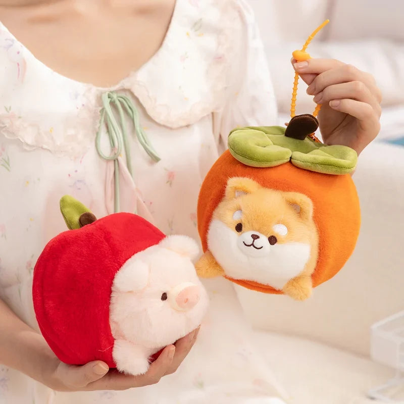 Fruit Nest Plush Toy - Mini Animal-in-Fruit Doll, 6" | 15 cm — image 5