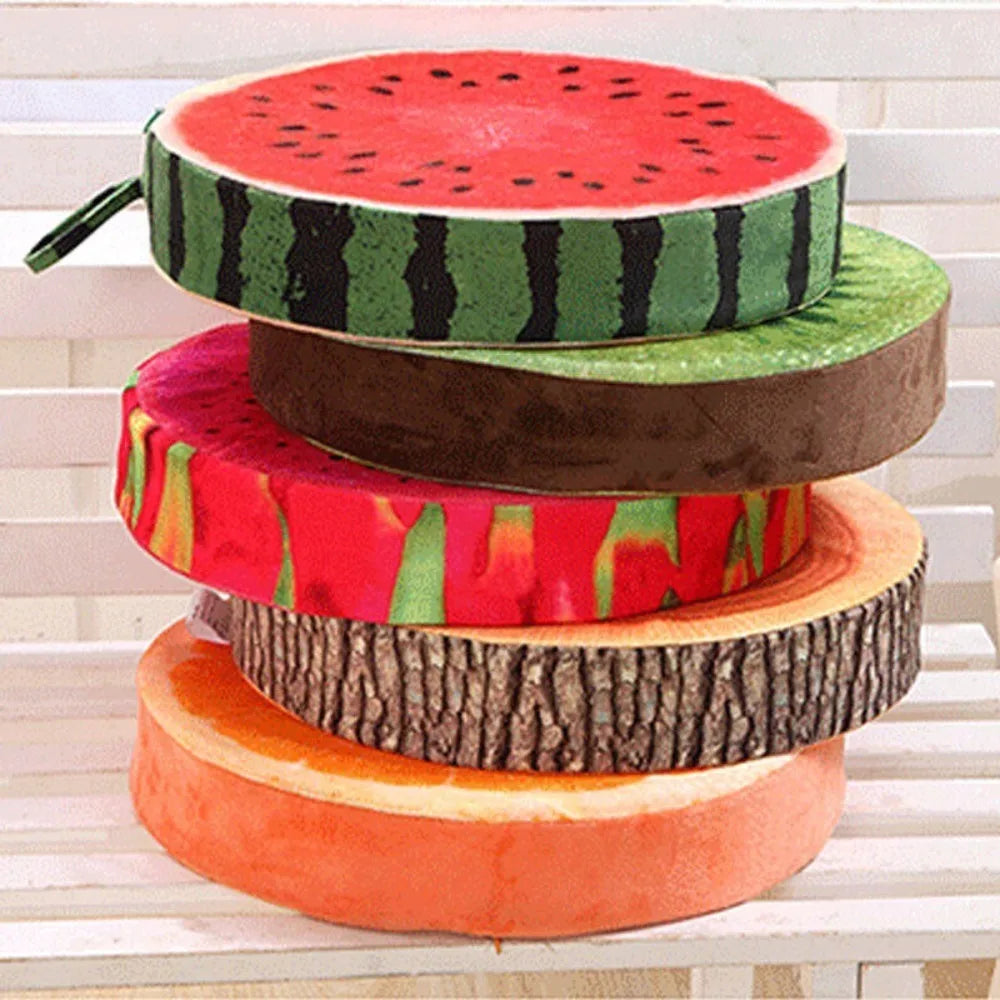Sliced Fruit Seat Cushion Plushies, Six Styles, 13" | 32 cm — image 5