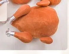 Plushie Novelty Roasted Turkey Tissue Dispenser or Pillow — image 6