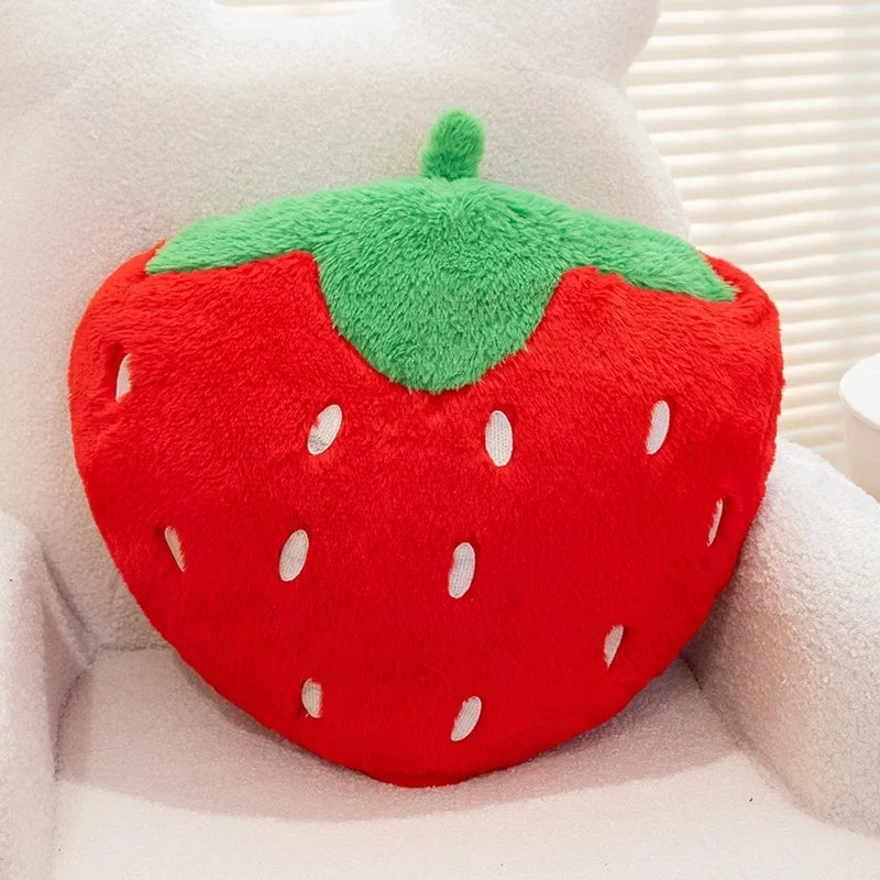 Strawberry Throw Pillow | Plush Fruit Sofa Cushion — image 7