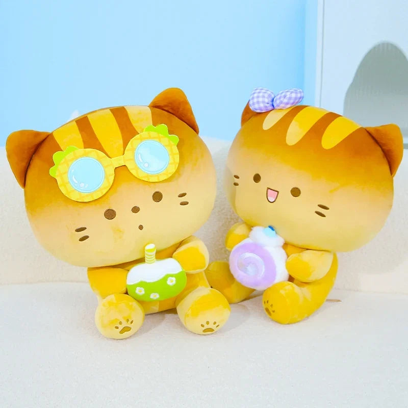 Bread Kitten Plush Pillow - Soft Cat-in-Bread Cushion, 16" | 40 cm — image 5