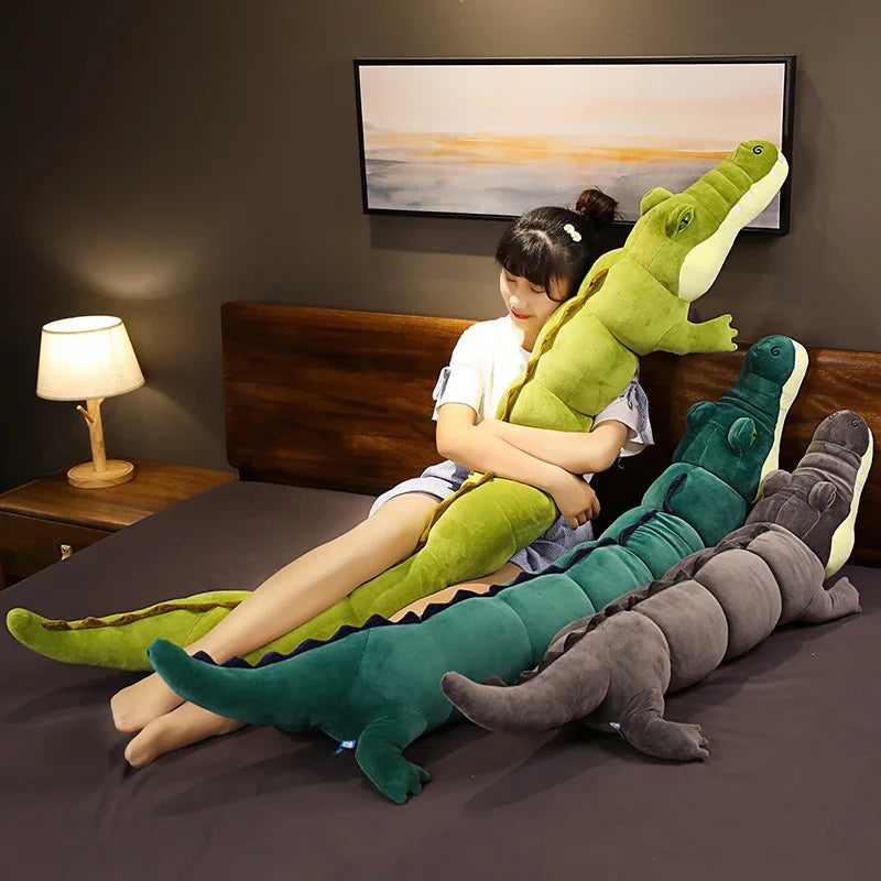 Jumbo Crocodile Plushie: Three Colors, 2.6-5.9 ft | 80-180 cm — image 1