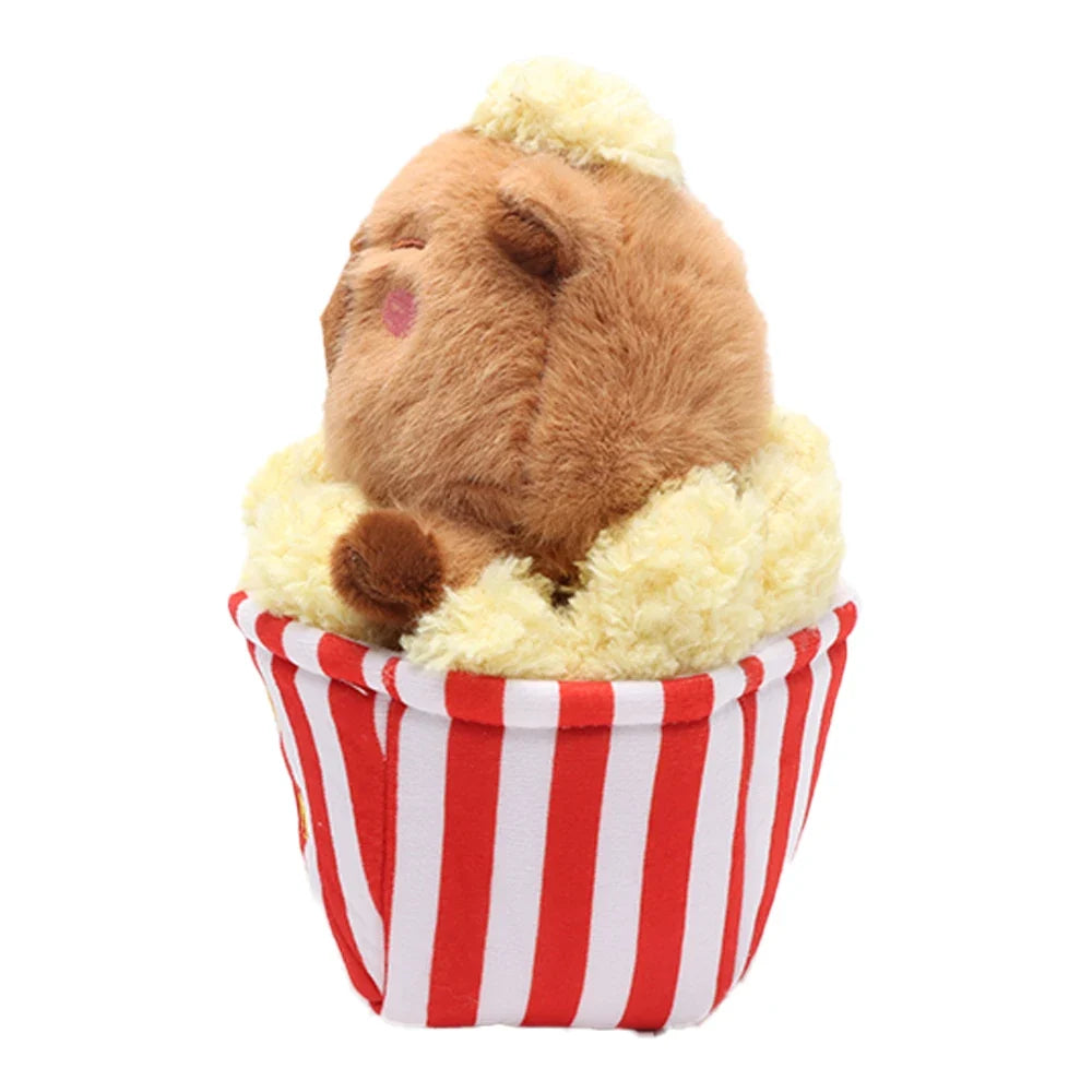 Puffed Rice Capybara Plush Toy | Cute Snack-Themed Stuffed Animal — image 4