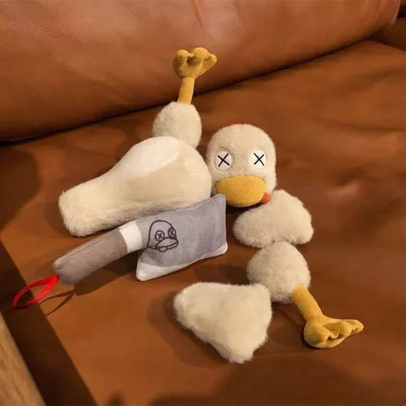 Magnetic Salted Duck Plush Toy - Funny Detachable Prank Duck — image 8