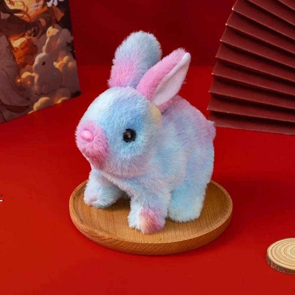 Tie-Dye Electric Bunny Plushie, 4" | 10 cm - Batteries not Included — image 8