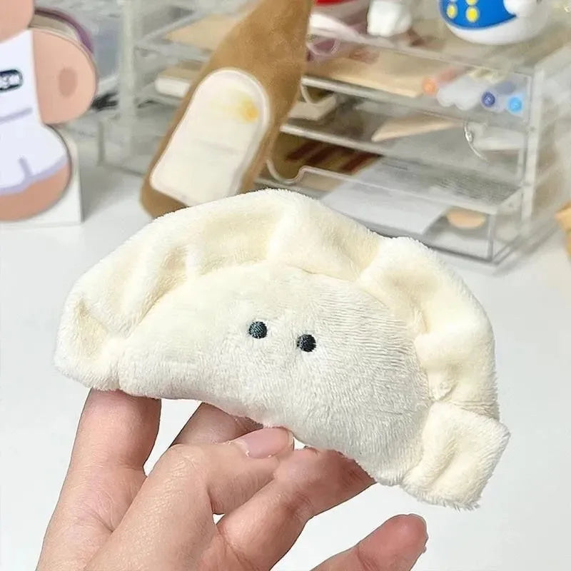 Dumpling Plush Keychain - Mini Soft Food Charm — image 3