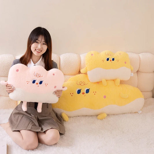 Cheese Plush Cushion - Soft Waist Support Pillow, 18-47" | 45-120 cm — image 1