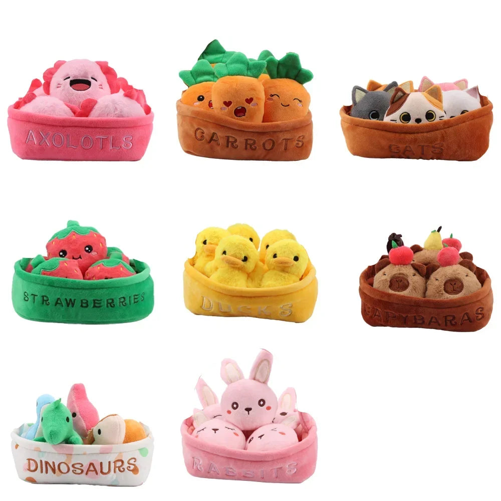 Strawberry Basket Plushie, 8" | 20 cm — image 5
